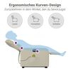 vidaXL Fauteuil inclinable de massage Cr&egrave;me Similicuir