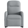 vidaXL Fauteuil inclinable Gris clair Tissu