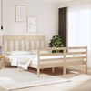 vidaXL Cadre de lit sans matelas 120x190 cm bois massif