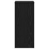 vidaXL Support de Plante 2 pcs Ch&ecirc;ne noir 30 x 30 x 70 cm