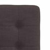 vidaXL Chaises &agrave; manger lot de 6 marron fonc&eacute; tissu