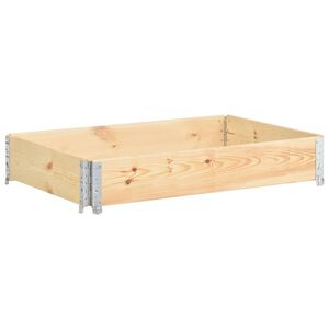 vidaXL Jardini&egrave;re sur&eacute;lev&eacute;e 80x120 cm Bois de pin solide