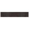 vidaXL Tapis rectangulaire marron fonc&eacute; 70x400 cm bambou