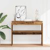 vidaXL Table console vieux bois 102x30x80 cm bois d'ing&eacute;nierie