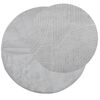 vidaXL Tapis IZA poils courts style scandinave gris &Oslash; 160 cm