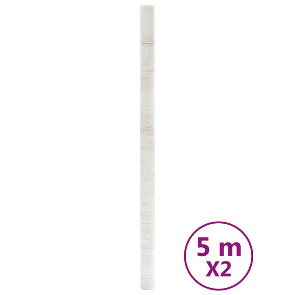 vidaXL Autocollants auto-adh&eacute;sifs pour meuble aspect bois 90x500cm PVC