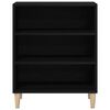 vidaXL Buffet Ch&ecirc;ne noir 57 x 35 x 70 cm Bois d'ing&eacute;nierie