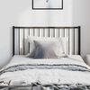 vidaXL T&ecirc;te de lit m&eacute;tal noir 100 cm