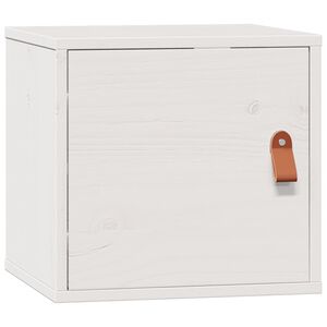 vidaXL Armoire murale Blanc 31,5x30x30 cm Bois de pin massif
