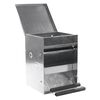 FLAMINGO Mangeoire &agrave; poulets &agrave; p&eacute;dale automatique Timo 12 kg