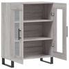 vidaXL Buffet sonoma gris 69,5x34x90 cm bois d'ing&eacute;nierie