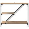 vidaXL Table console Ch&ecirc;ne artisanal 88,5 x 30 x 75 cm