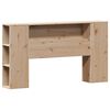 vidaXL Lit biblioth&egrave;que sans matelas 140x200 cm bois massif de pin