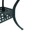 vidaXL Table de jardin vert 80x80x75 cm aluminium coul&eacute;