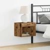 vidaXL Ensemble meuble TV avec LED 2 pcs Bois ancien 40 x 30 x 30 cm