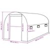vidaXL Couverture de remplacement de serre (9 m&sup2;) 200x450x200 cm Vert