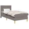 vidaXL Cadre de lit 90 x 200 cm Taupe