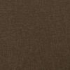 vidaXL Cadre de lit sans matelas marron fonc&eacute; 180x200 cm tissu