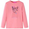 T-shirt enfants &agrave; manches longues rose 104
