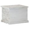 vidaXL Bo&icirc;te de rangement 58x40x40 cm Bois d'acacia solide