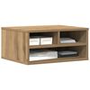 vidaXL Support d'imprimante Ch&ecirc;ne artisanal 49 x 40 x 22,5 cm