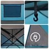vidaXL Tente de cabine familiale 6 personnes bleu imperm&eacute;able