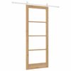 vidaXL Porte coulissante Naturel 86 x 211 cm