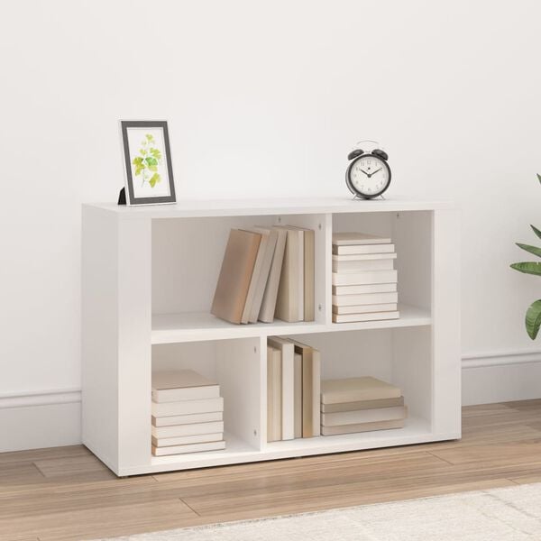 vidaXL Buffet Blanc 80x30x54 cm Bois d'ingénierie