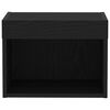 vidaXL Ensemble meuble TV 2 pcs Chêne noir 40 x 30 x 30 cm