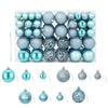 vidaXL Boules de No&euml;l 100 pcs turquoise 3 / 4 / 6 cm