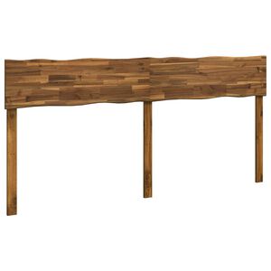 vidaXL T&ecirc;te de lit en bois brut ROSTOCK Naturel 200 cm