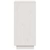 vidaXL Buffet Blanc 31,5x34x75 cm Bois massif de pin
