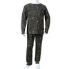 Pyjamas pour enfants &agrave; manches longues kaki 92