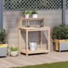 vidaXL Table de rempotage et &eacute;tag&egrave;res 82,5x50x109,5 cm bois massif pin