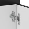 vidaXL Armoire de cuisine Kalmar noir bois d'ing&eacute;nierie