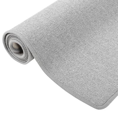 vidaXL Tapis de couloir Gris clair 80x250 cm