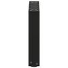 vidaXL Pieds de table basse en U 2 pi&egrave;ces Noir 30 x (30-31) cm Acier