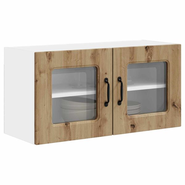 vidaXL Armoire de cuisine Kalmar Ch&ecirc;ne artisanal 80 x 31 x 40 cm