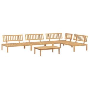 vidaXL Salon palette de jardin 5 pcs bois d'acacia massif