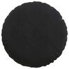 vidaXL Coussins de si&egrave;ge 2 pcs Noir &Oslash; 80 x 29 cm Velours