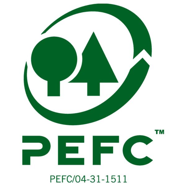 FMD Table basse avec roulettes couleur de chêne