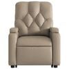 vidaXL Fauteuil inclinable de massage &eacute;lectrique cappuccino similicuir