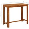 vidaXL Ensemble de bar de jardin 5 pcs Marron