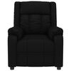 vidaXL Fauteuil inclinable Noir Similicuir