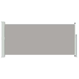 vidaXL Auvent lat&eacute;ral r&eacute;tractable 140 x 314 cm Gris