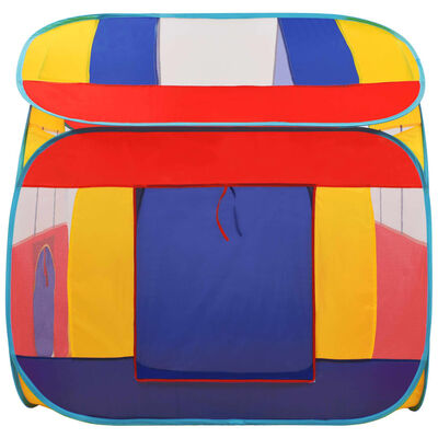 vidaXL Tente de jeu avec 550 balles 123x120x126 cm