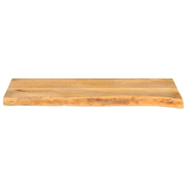 vidaXL Dessus de table à bord vivant 90x30x2,5 cm bois massif manguier