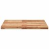 vidaXL Dessus de table carr&eacute; 80x80x4 cm bois massif d'acacia
