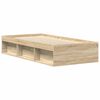 vidaXL Cadre de lit sans matelas ch&ecirc;ne sonoma 90x190 cm