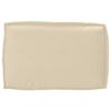 vidaXL Ensemble de coussins 3 pcs Beige Tissu Oxford